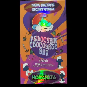Papa smurf's secret stash shroom bar | Papa Smurf's secret stash psilocybin chocolate Bar